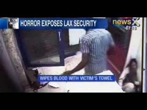 Caught on Camera: Woman attacked, robbed inside ATM by Man with Chopper in Bangalore - NewsX