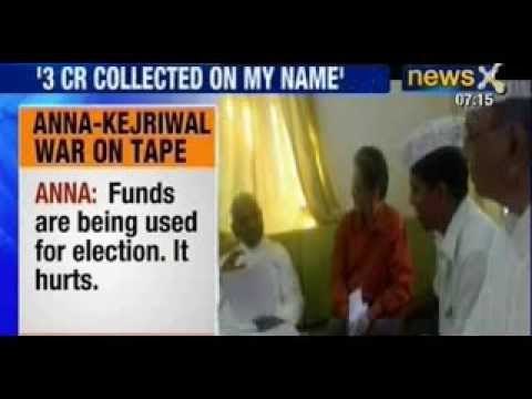 Congress and BJP slam Aam Aadmi Party over Anna Hazare CD - NewsX