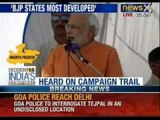 Narendra Modi addresses a rally in Madhya Pradesh - News X