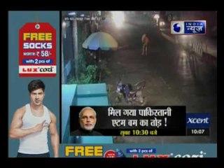 CCTV: High speed car hits the bicycle in Kota,Rajasthan