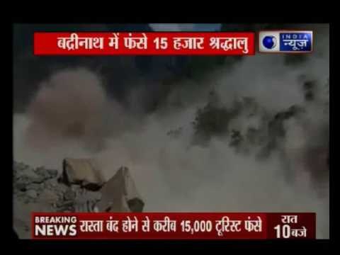 25,000 pilgrim stranded near Badrinath after landslide