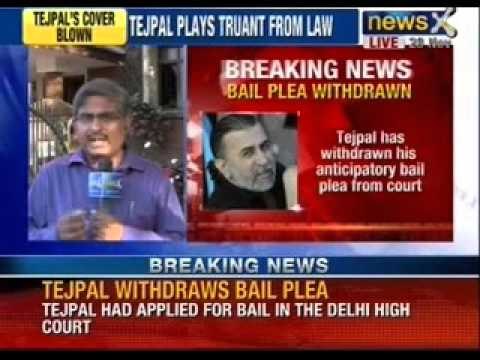 Tarun Tejpal withdraws bail plea in High Court, set to move to appropriate court - NewsX