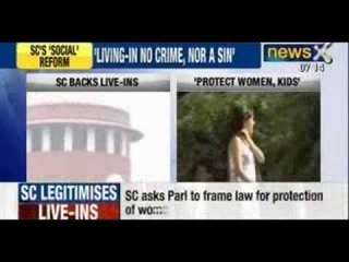 Amend law to protect women and children in live-in relationships : Supreme court - NewsX