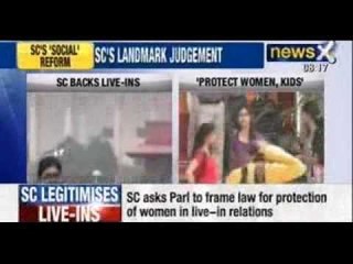 Bring law to protect children born out of live-in relationships : Supreme court - NewsX