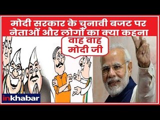 Interim Budget 2019 Highlights: मोदी सरकार के चुनावी बजट पर नेताओं और लोगों का क्या कहना है