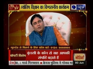 Guru Mantra with G.D Vashist on India News (2nd June 2017)