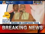 Narendra Modi addresses public rally in Delhi - NewsX