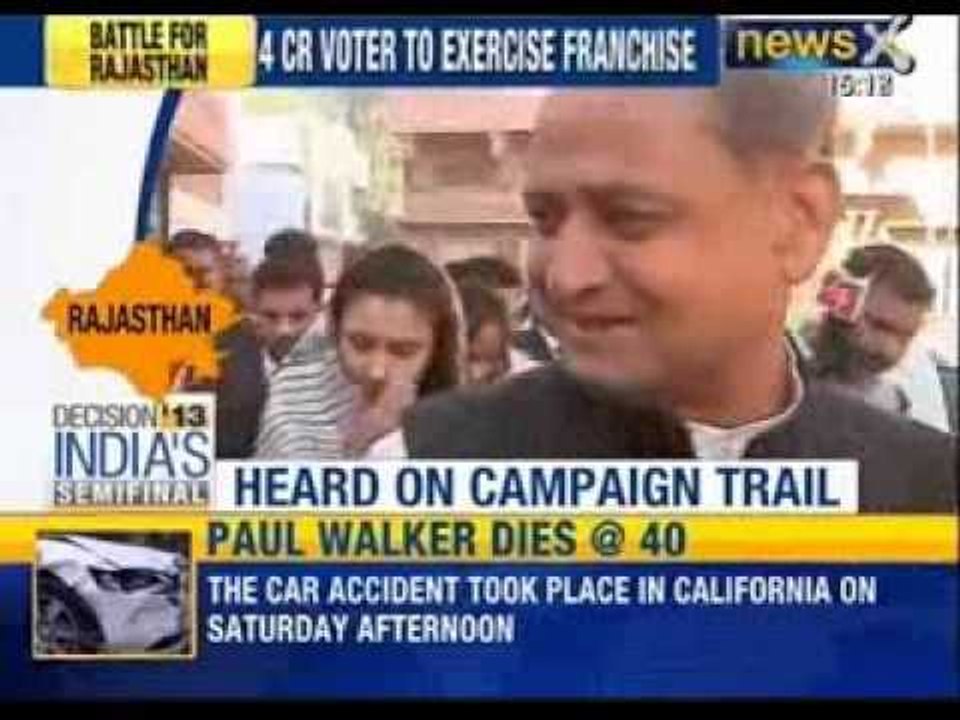 BJP banks on Vasundhara Raje, Narendra Modi charisma against Congress regional satraps - NewsX