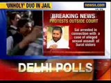 Absconding Narayan Sai's supporters, protesters clash outside Rohini court- News X - NewsX