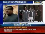 Narendra Modi writes to PM opposing Communal Violence Bill - NewsX