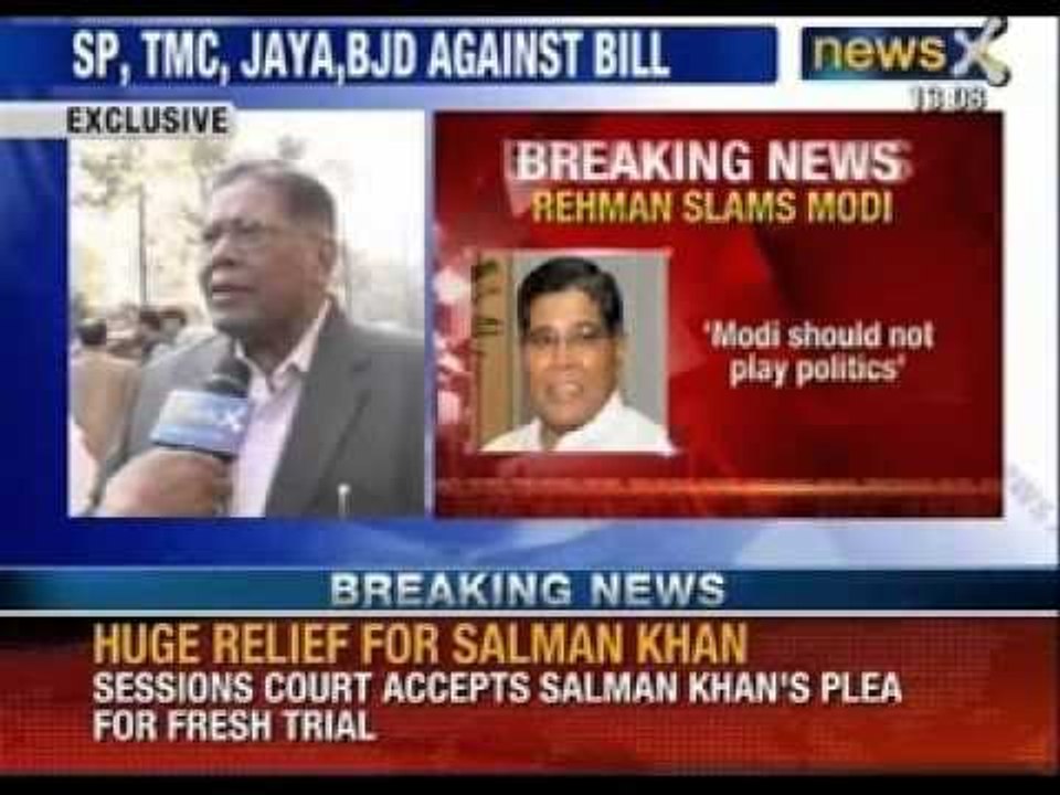 K Rehman Khan hits out at Narendra Modi over communal violence bill - NewsX