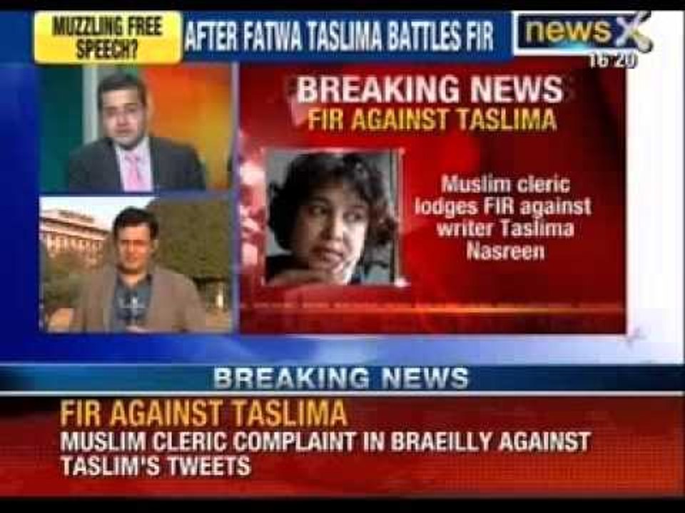 Muslim cleric lodges FIR against Bangladeshi writer Taslima Nasreen - NewsX