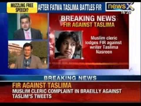 Muslim cleric lodges FIR against Bangladeshi writer Taslima Nasreen - NewsX