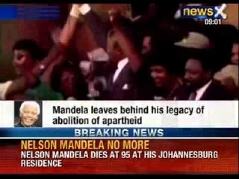 Nelson Mandela, anti-apartheid icon, dies at 95 - NewsX