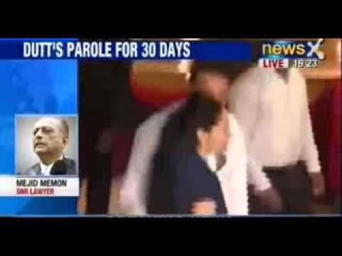Actor Sanjay Dutt gets a month's parole, says wife is unwell - NewsX