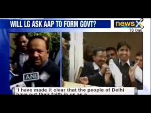 With hung house in Delhi, all eyes on Lt Governor Najeeb Jung - NewsX