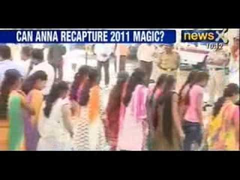 Anna Hazare's indefinite fast for Jan Lokpal Bill from today - NewsX