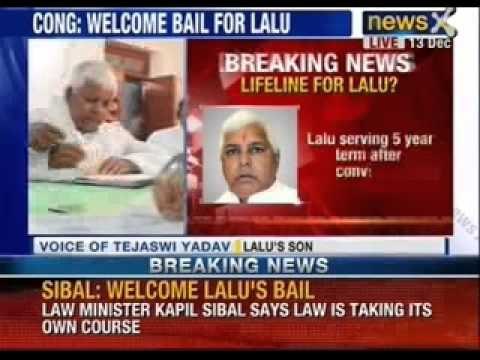 Breaking News: Jailed Lalu Prasad Yadav gets bail from Supreme Court - NewsX