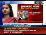 NewsX- India summons US envoy Nancy Powell over arrest of diplomat in New York