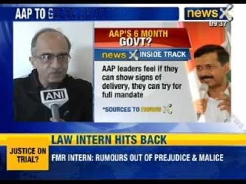 NewsX: AAP govt won't last 6 months, says Prashant Bhushan