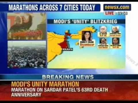 NewsX: Narendra Modi flags off 'Run for Unity', hails Sardar Patel