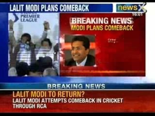 News X: Change in Politics equation, Lalit Modi to stand for Rajasthan Cricket Association