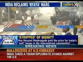 NewsX: Delhi Police remove barricades from outside US Embassy