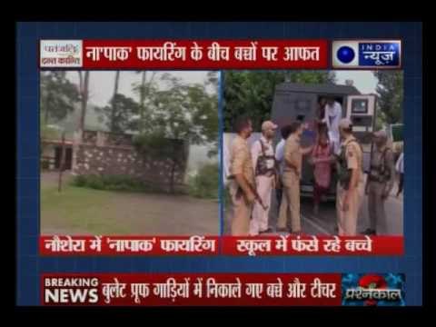 Pakistan violates ceasefire along LoC; children stuck inside Naushera schools