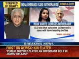 NewsX: Top US diplomats express regret over Devyani strip search case