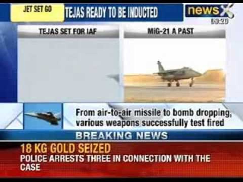 NewsX: Tejas all set to get certification for IAF induction