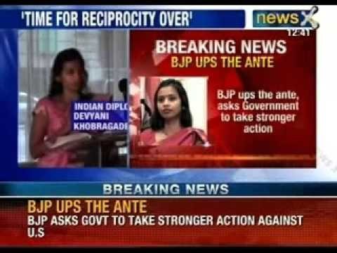 NewsX: Devyani Khobragade case- Yashwant sinha has said it is time for reciprocity over