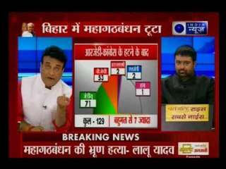 बिहार में महागठबंधन का टूटा: नीतीश कुमार ने इस्तीफा दिया