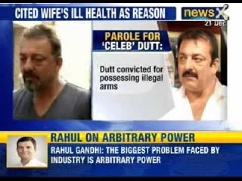 Sanjay Dutt released from Pune's jail on bail - NewsX