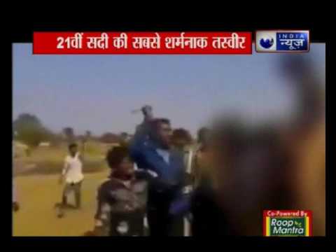 Video goes viral: Man and Woman march naked by angry mob