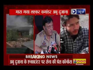 LT Gen Devraj Anbu addresses press conference on encounter in Pulwama