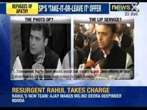 NewsX: Refugees of Apathy - SP's take it or leave it offer. Five lakh to Muzaffarnagar riot victims