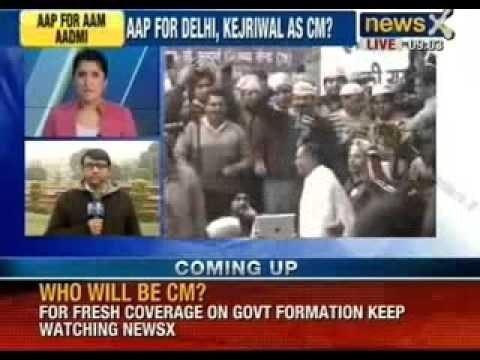 NewsX: Aam Aadmi party's opponents on Government formation in Delhi