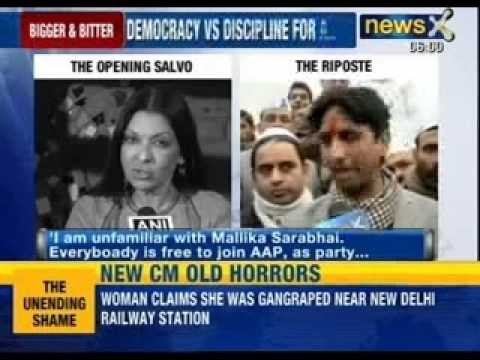 AAP leader Mallika Sarabhai criticises Kumar Vishwas - NewsX