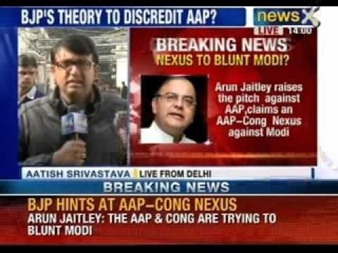 NewsX: Narendra Modi factor led Congress to support AAP Party, says Arun Jaitly
