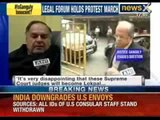 NewsX: Legal forum protests in Kolkata as people outraged against AK Ganguly Intern molestation case