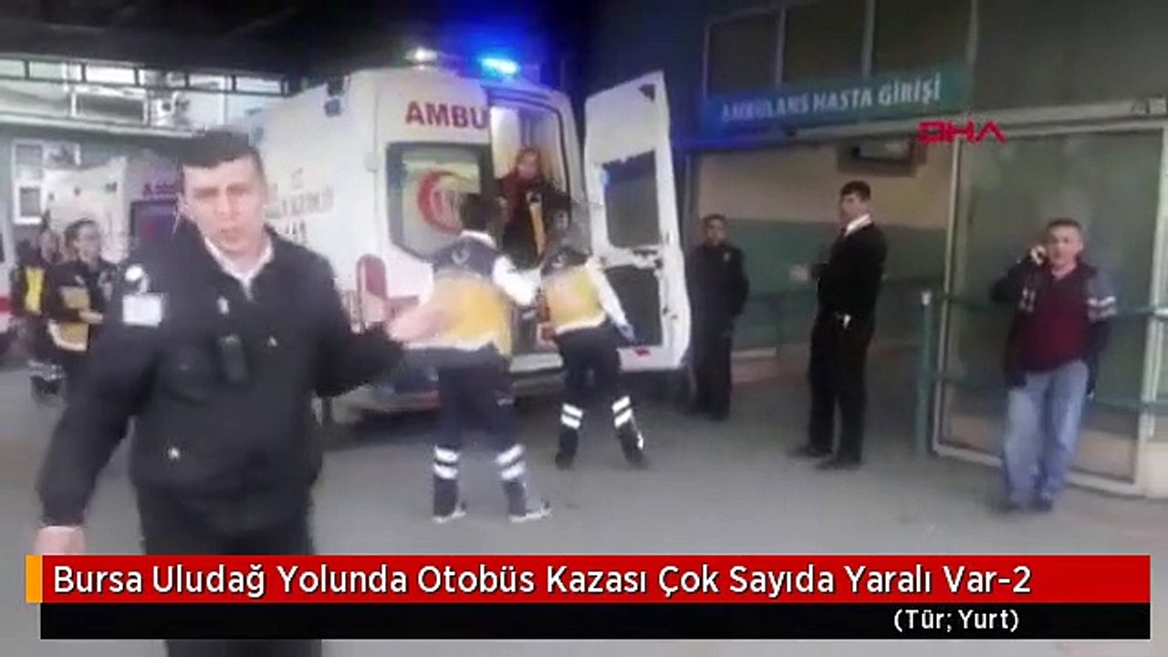 Bursa Uludağ Yolunda Otobüs Kazası Çok Sayıda Yaralı Var-2
