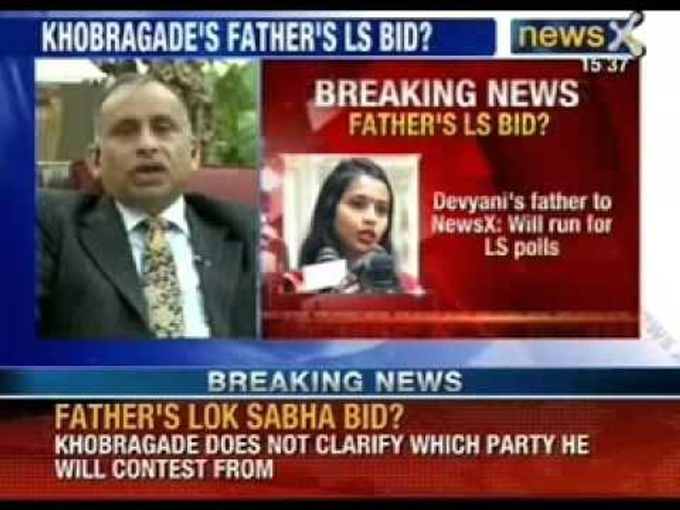 Devyani's father to run for Lok Sabha elections 2014 - NewsX
