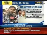 NewsX: Support to Aam Aadmi Party has split congress into two