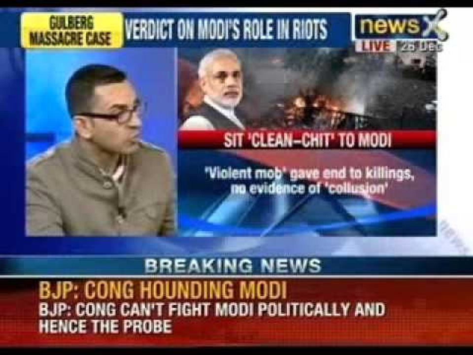 SIT gives clean chit to Modi. Violent Mob gave end to killings, no evidence of collusion.