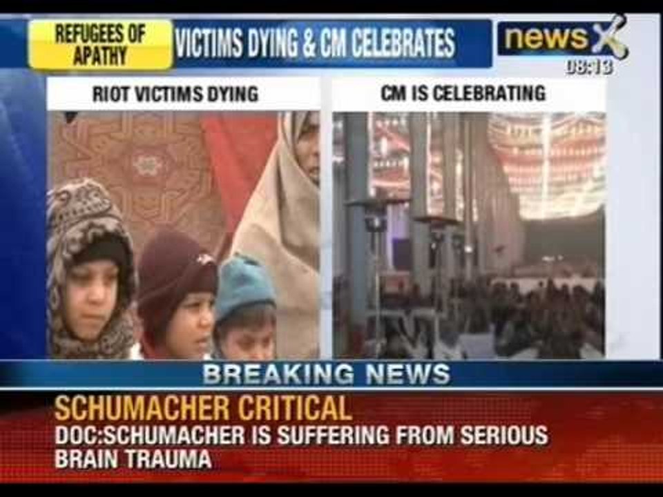 Refugees of apathy  : Victims dynig and Chief Minister  celebrates - NewsX