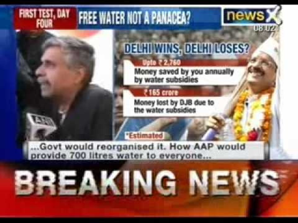 Free water reality check : Delhi wins, Delhi loses? - NewsX