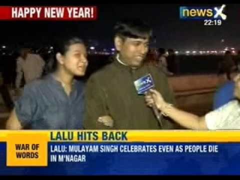 Happy New Year: India Welcomes 2014 with gusto. Celebrations across Nation - NewsX
