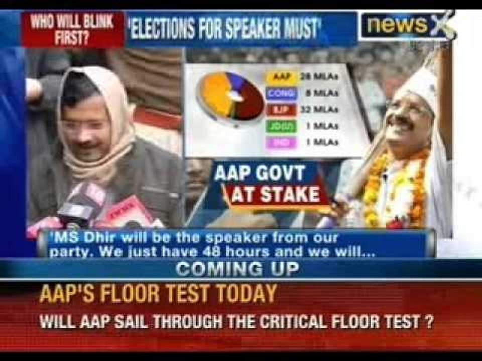 AAP's floor test: AAP MLA proposes own MLA for speaker post - NewsX