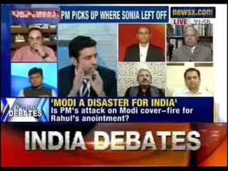 India Debate: Is PM's attack on Modi cover-fire for Rahul's anointment?