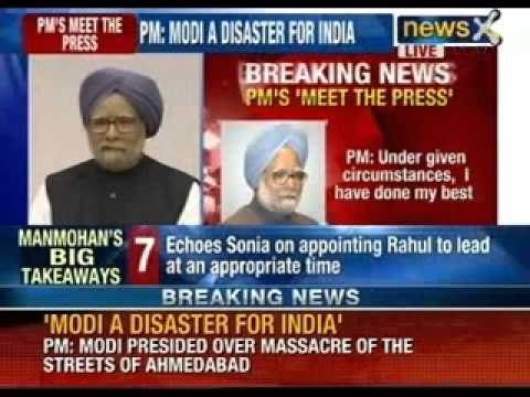 Prime Minister Manmohan Singh makes a strong pitch for Rahul Gandhi - NewsX